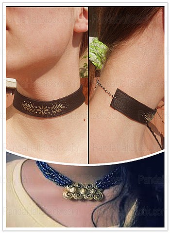 How to make a choker necklace steps